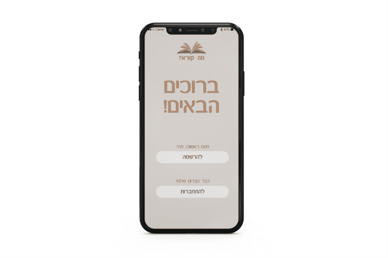 הצגת עיצוב אפליקצייה